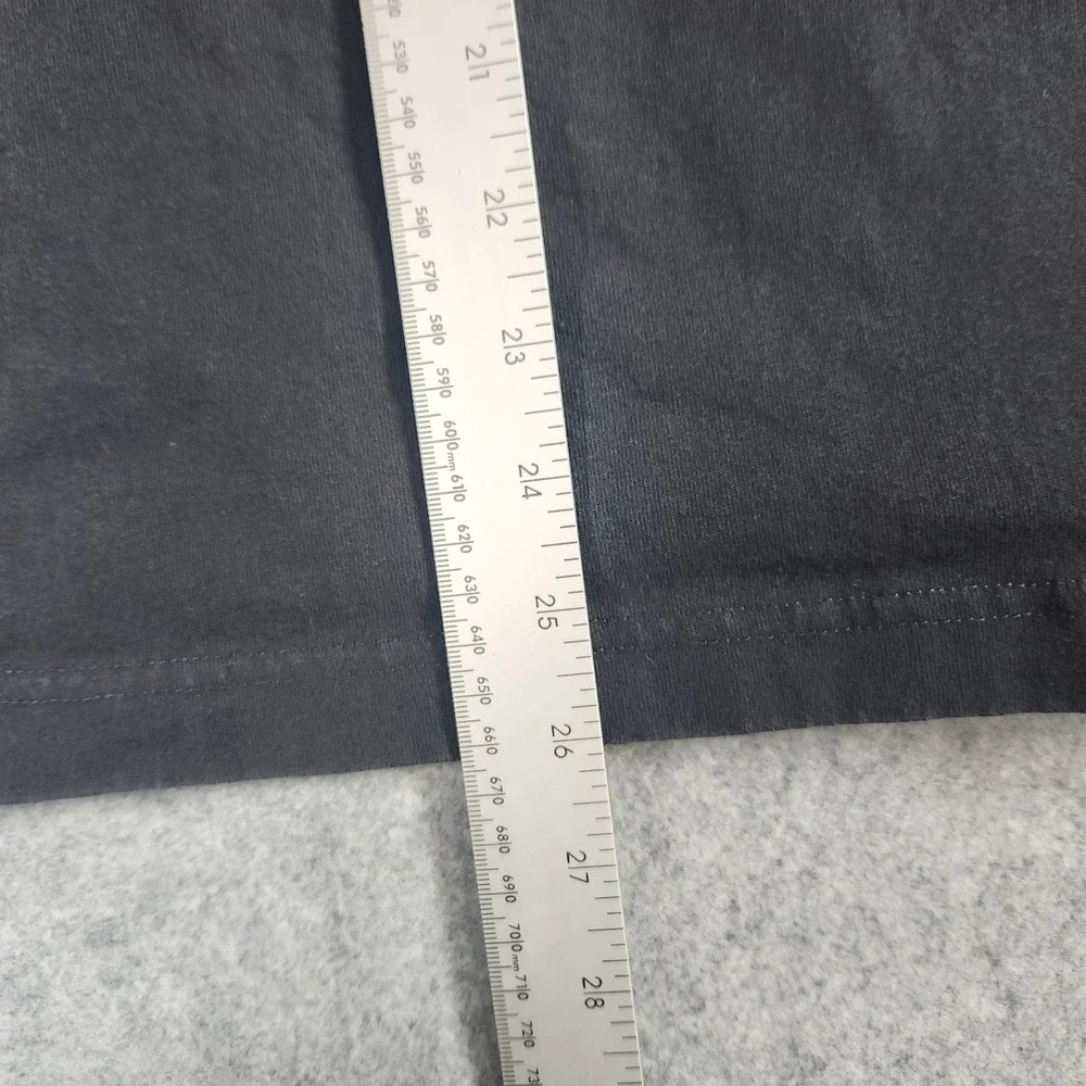J. Crew Long Sleeve T-Shirt Mens Small Black Pocket Cotton Crew Neck Solid
